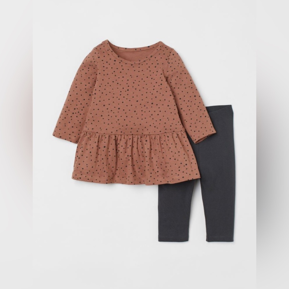 H&M 2-piece Cotton Set 3M‎